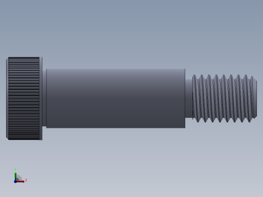 内六角螺螺栓-SB 0.500-13 x1.5.SLDPRT前视缩略图