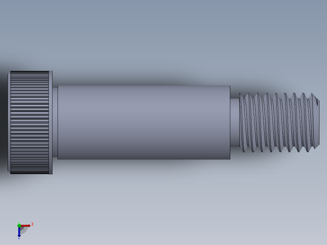 内六角螺螺栓-SB 0.500-13 x1.5.SLDPRT俯视图