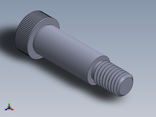 内六角螺螺栓-SB 0.500-13 x1.5.SLDPRT正等轴测缩略图