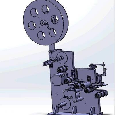 苹果电子产品用的贴标机 非标自动化设备3D图纸3D模型缩略图