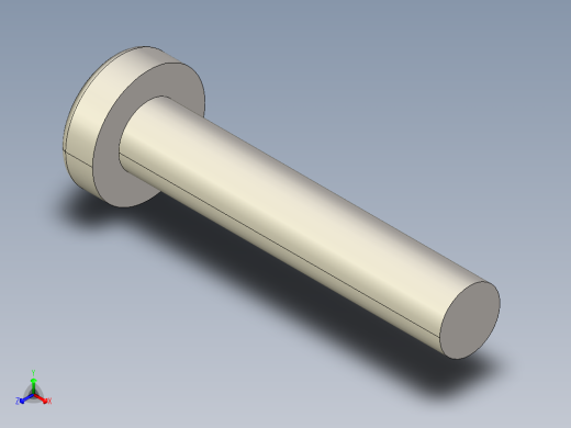 螺丝 M3 十字盘头-M3 x 16 Screw head.STEP正等轴测缩略图