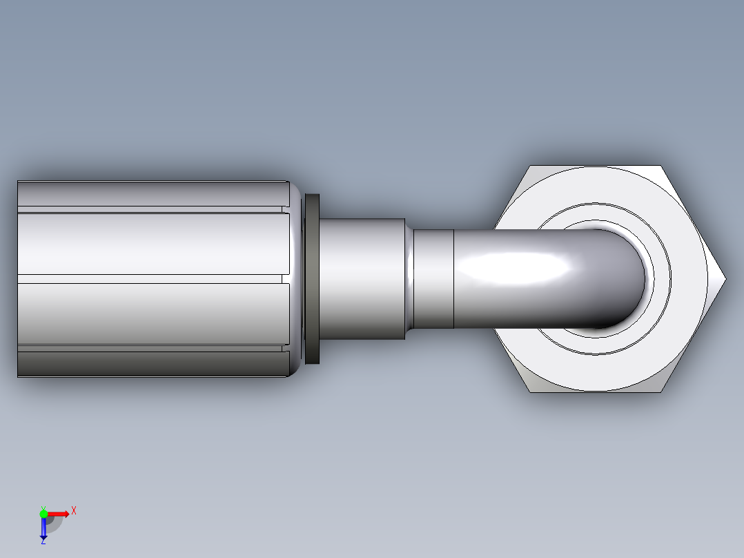 0C71系列-24°重型45°头俯视图