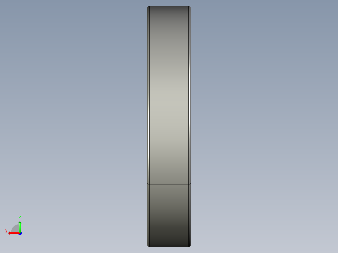 深沟球轴承6014后视图