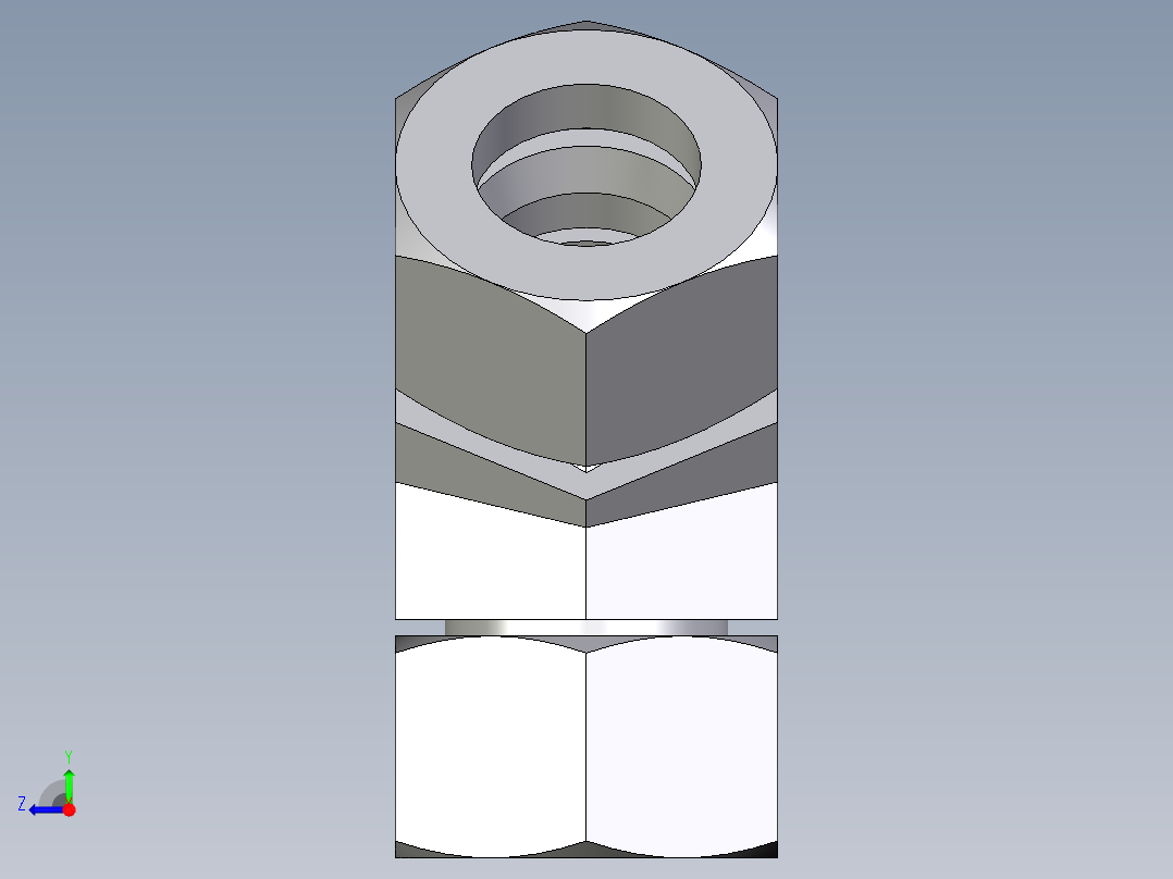 卡套式工业通用硬管接头EO_Swivel_nut_45_deg_elbow_EV30S71右视图