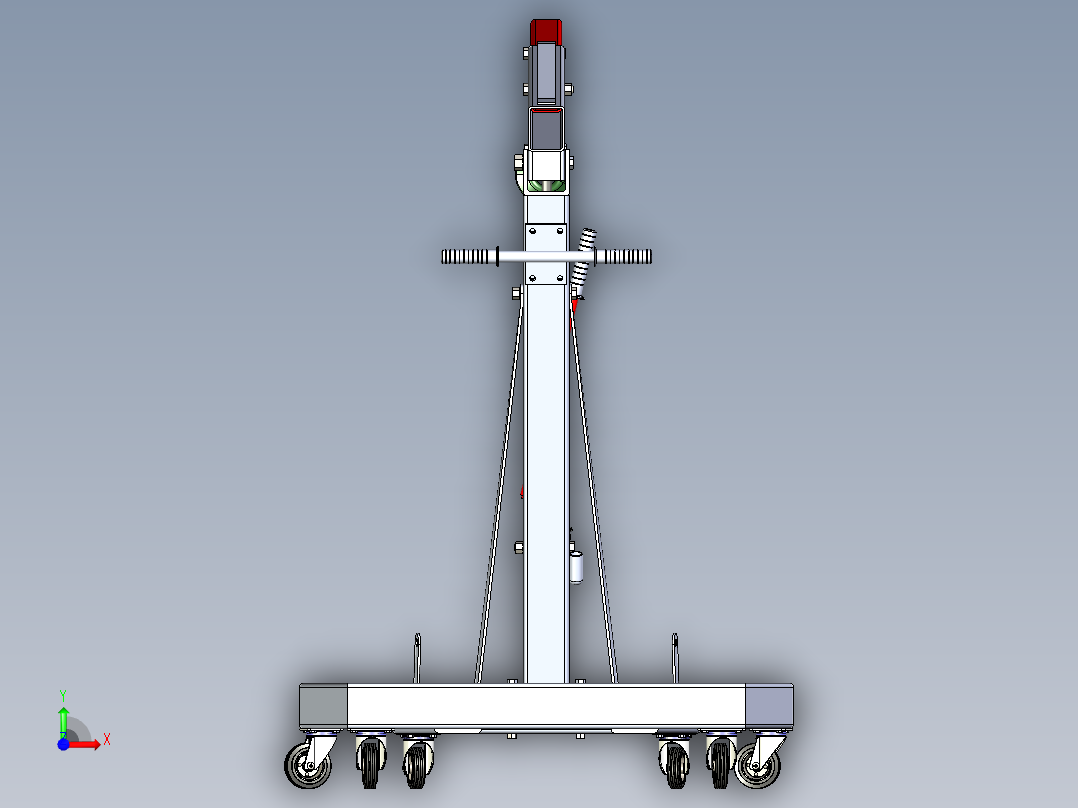 折叠式移动起重机前视图