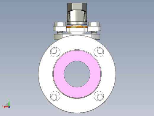 管道手动球阀-水管开关阀-手动阀门User Library-md52c150dn50-1后视缩略图