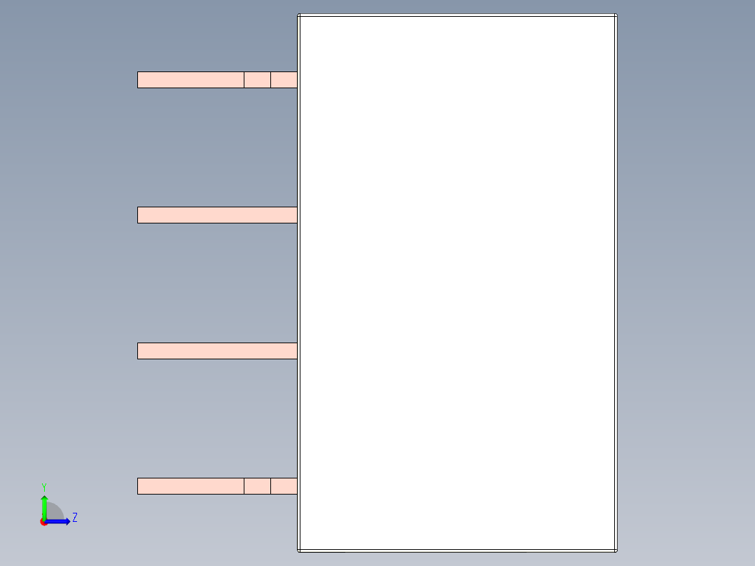 7段显示屏，LED，通孔组件，7毫米字符左视图