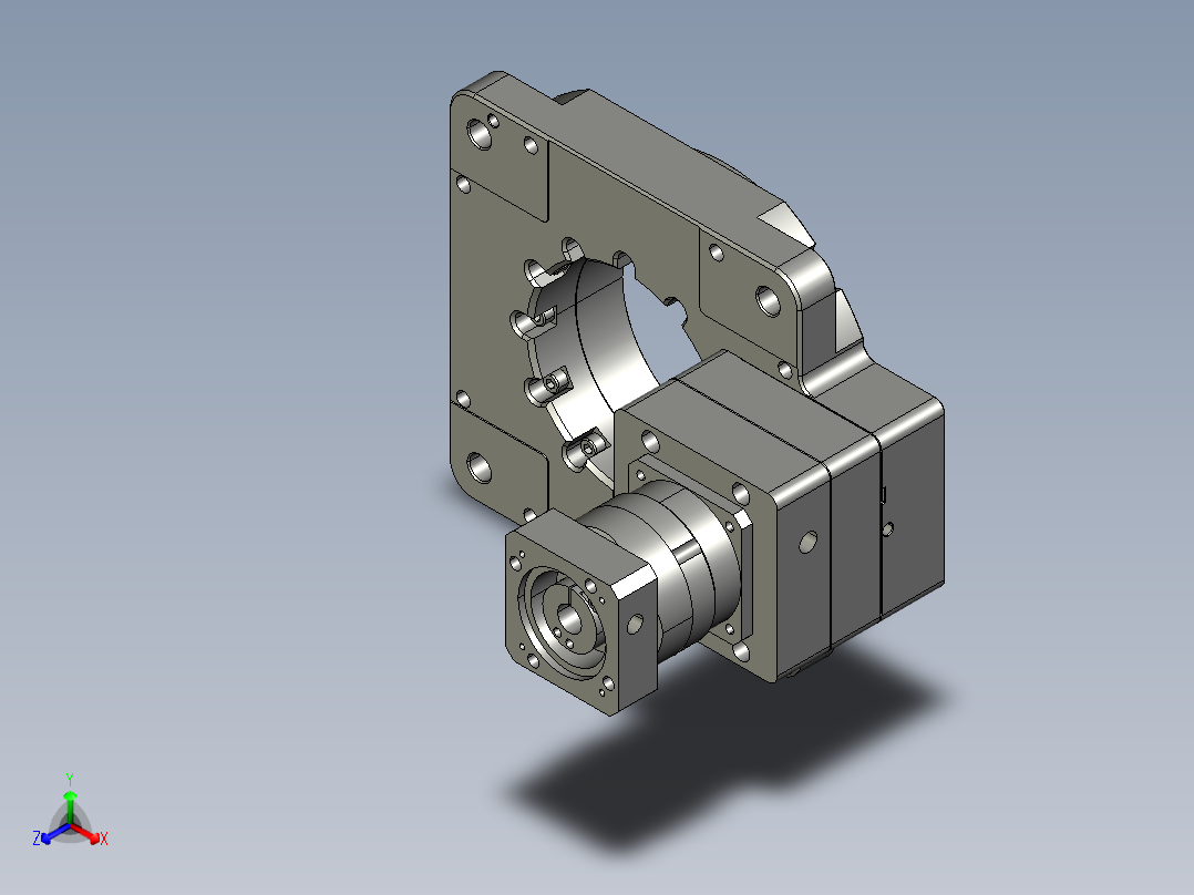 中空旋转平台KFN280-L2-50-(19-70-90-M5)