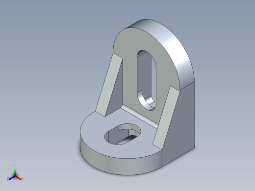 型材-BR 8 OR 10 SLOT TILTING BRACKET KJN515547正等轴测缩略图