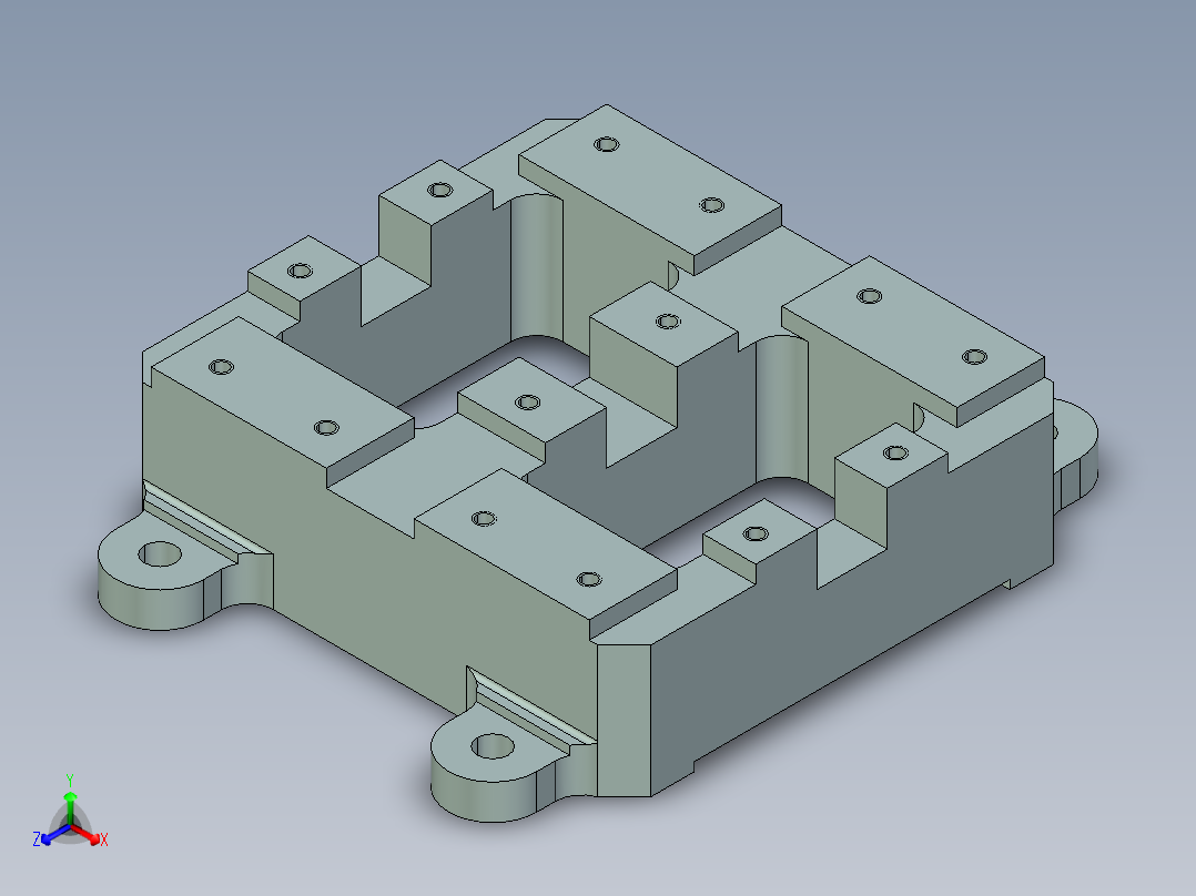 发动机模型主视图