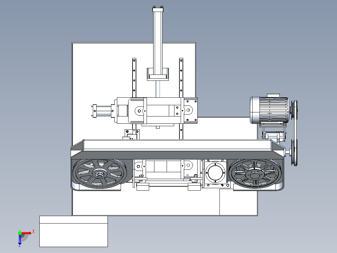 70 4230锯床模型俯视图
