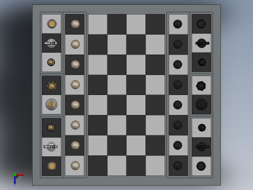 国际象棋-优雅的设计俯视缩略图