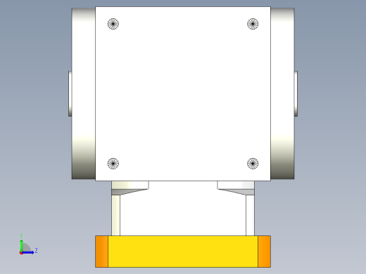 换向器PW110双孔-1 19-95-130-M8.stp左视缩略图