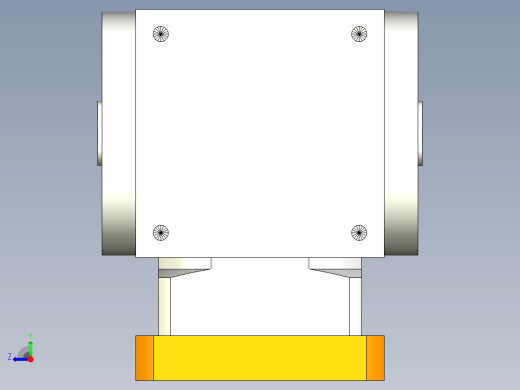 换向器PW110双孔-1 19-95-130-M8.stp右视缩略图