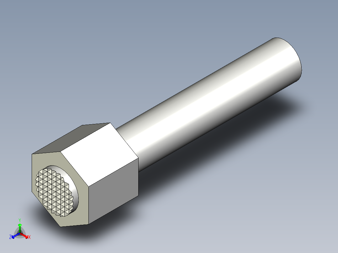 定位配件(A)BUH-3D多系列多零件图纸模型主视图