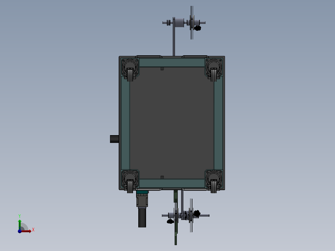 高温测试包装机（属贴片元件高温测试之后用到的设备）前视图