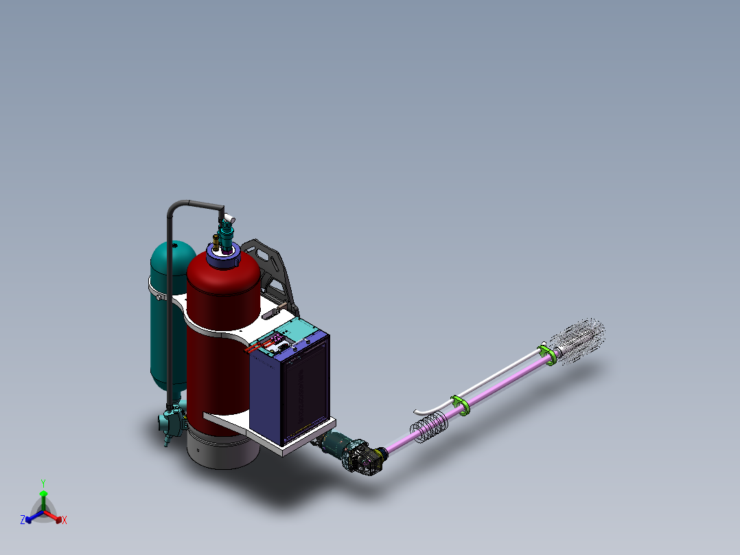 三维正等轴测图