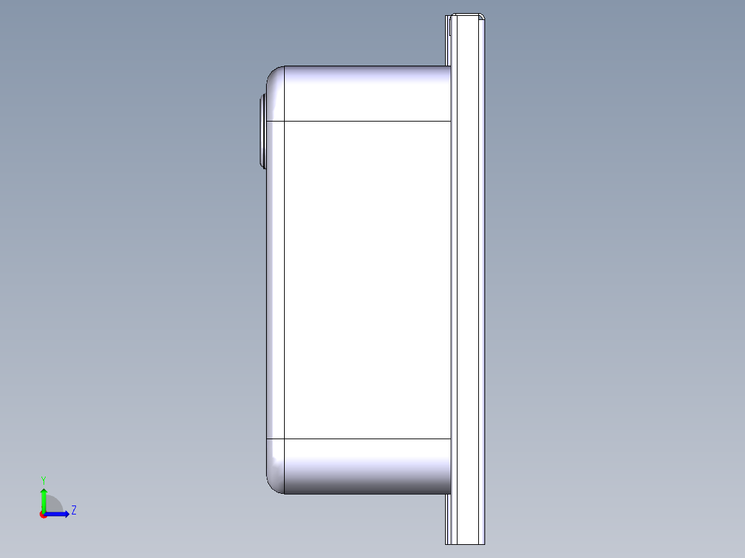 水槽、不锈钢水槽(120)左视图