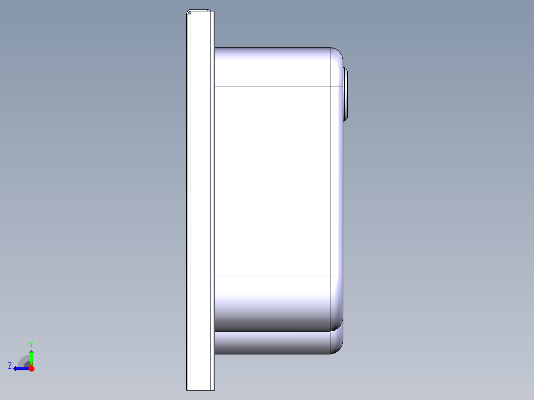 水槽、不锈钢水槽(120)右视图