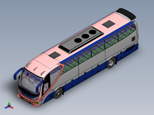 客车、公交车(37)正等轴测缩略图