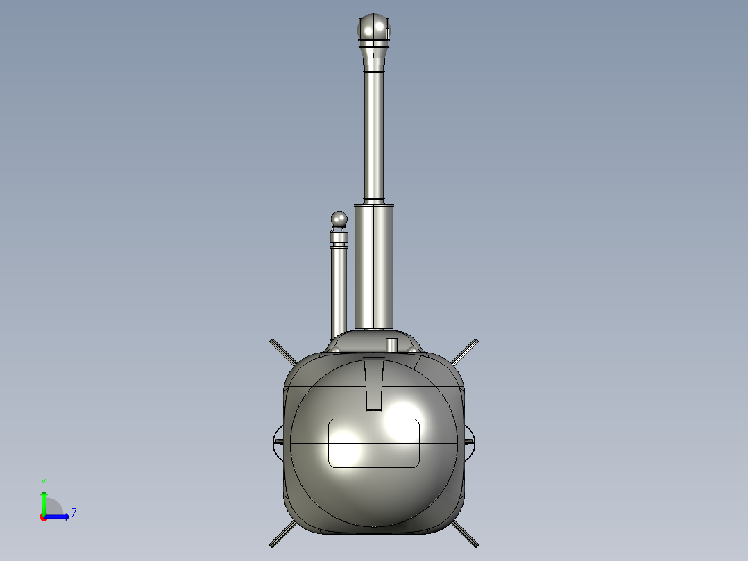 A0002568-波音的XLUUV，无人潜艇水下潜航器左视图