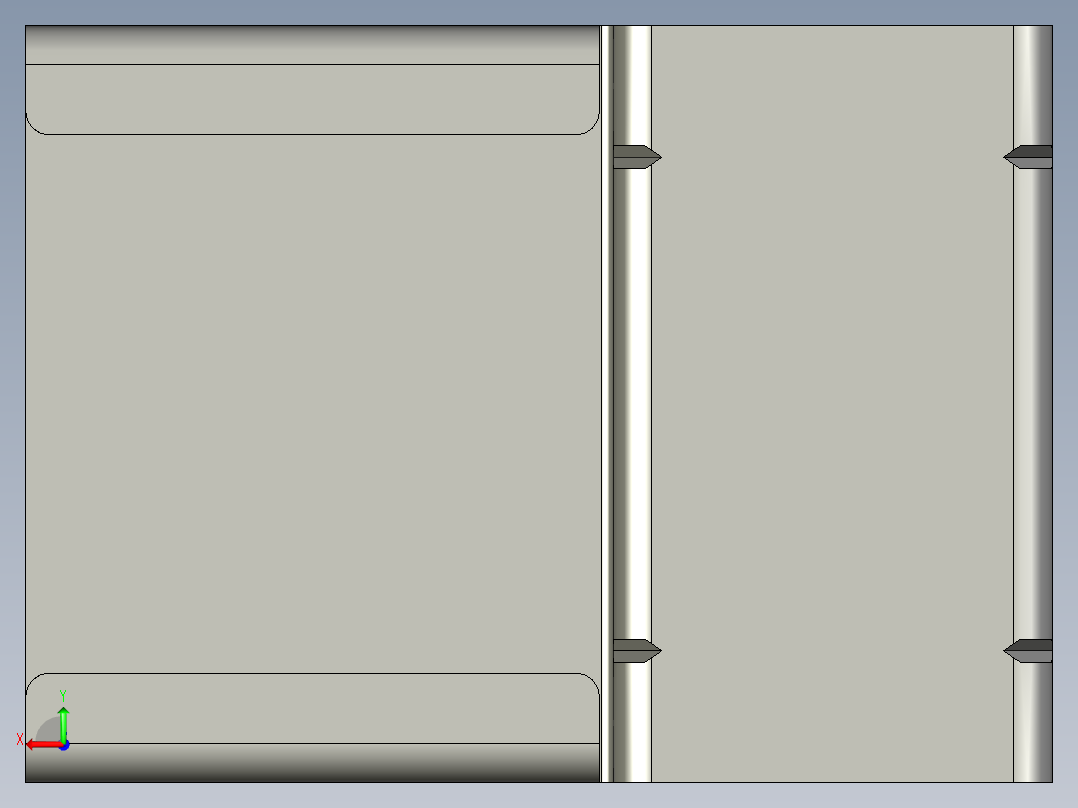 流利条定位器60B-低接头1后视图