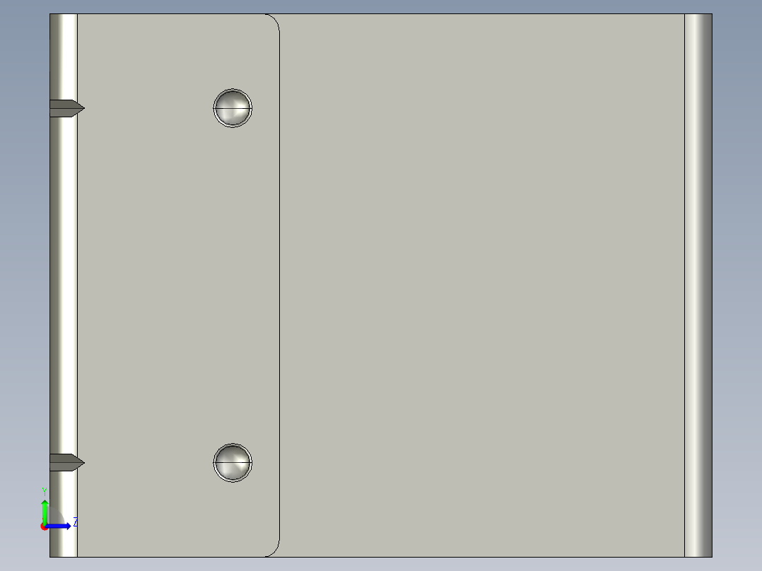 流利条定位器60B-低接头1左视图