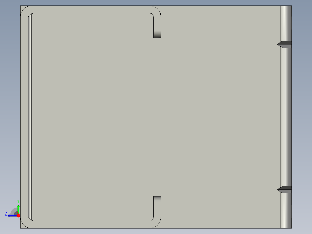 流利条定位器60B-低接头1右视图