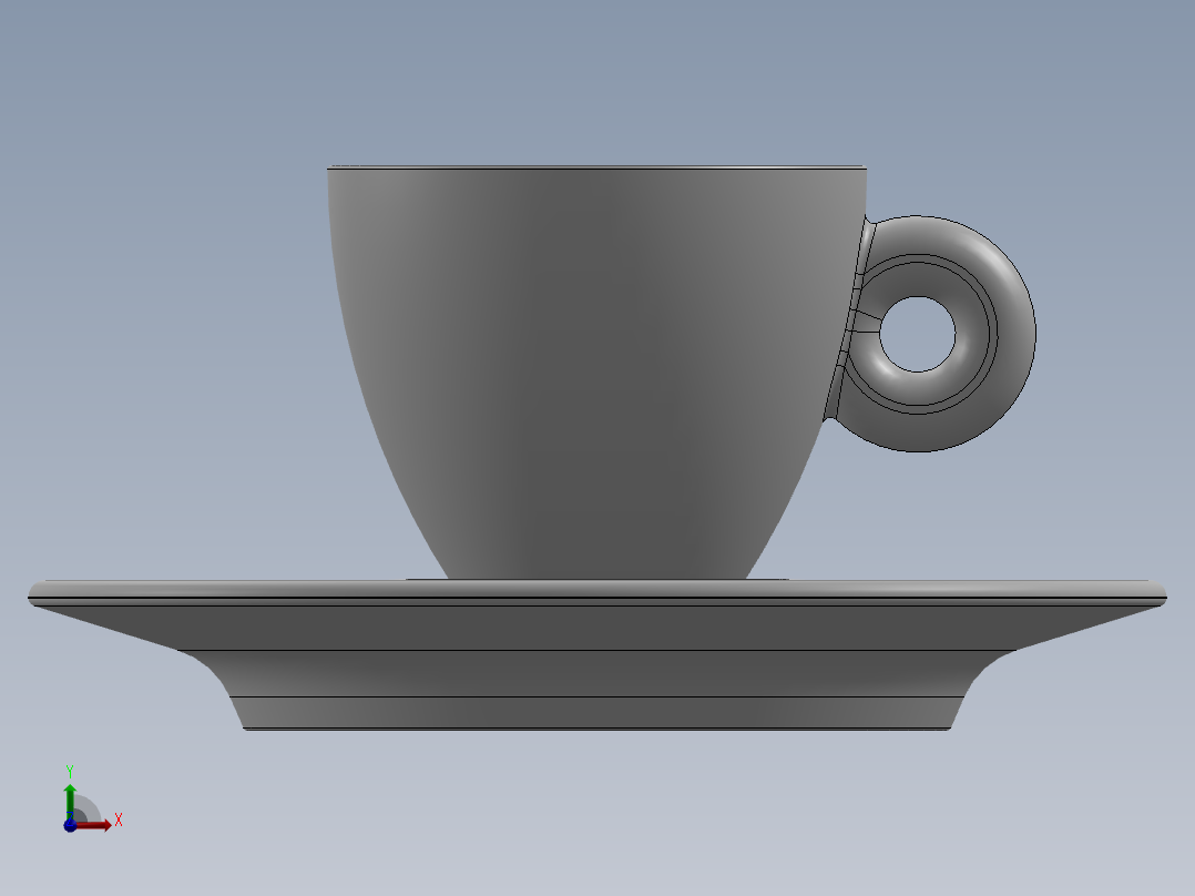 A2004945-Illy 咖啡杯前视图