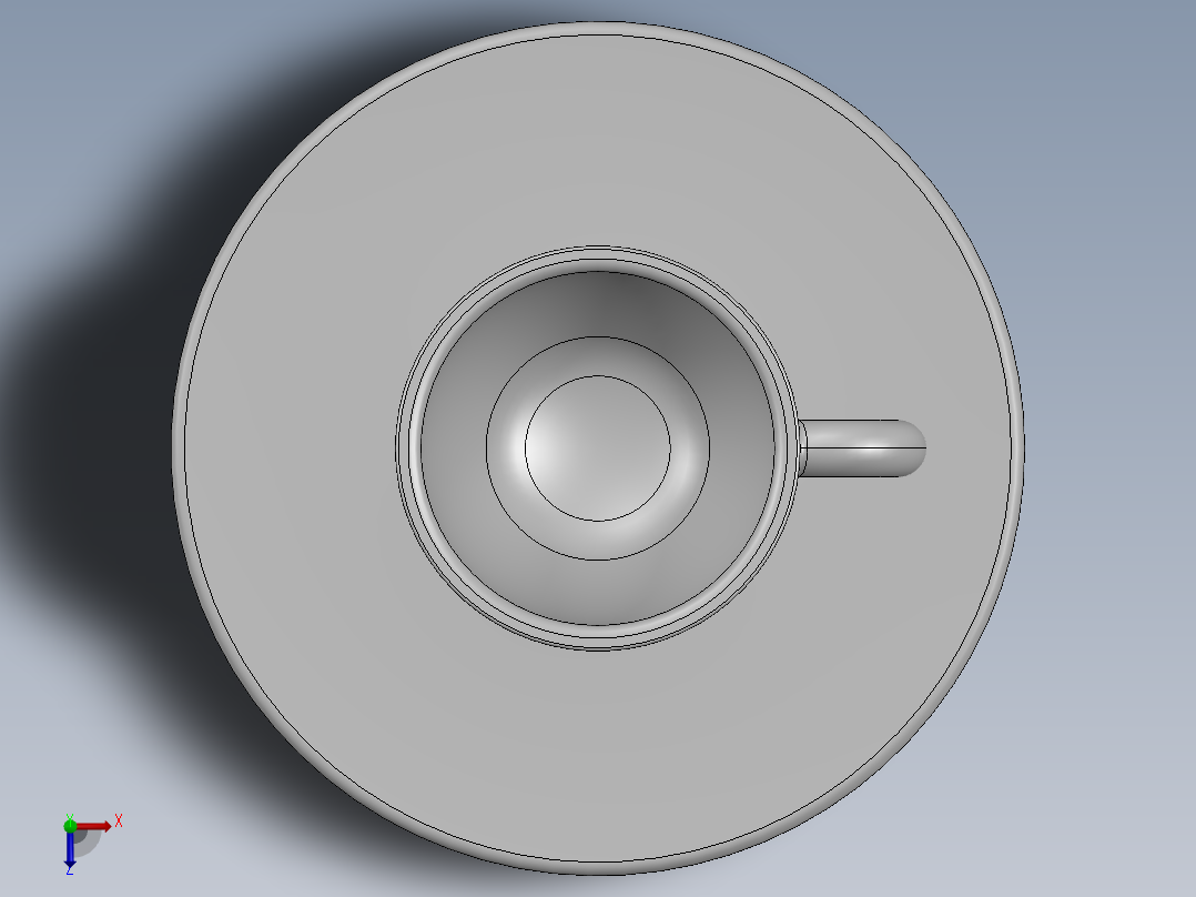 A2004945-Illy 咖啡杯俯视图