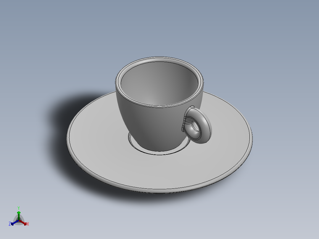 A2004945-Illy 咖啡杯正等轴测图