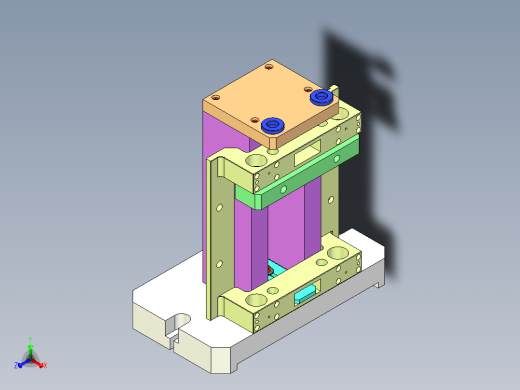 钻夹（两个钻孔工位）