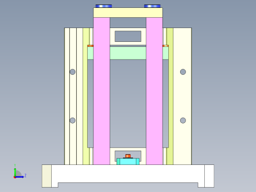 钻夹（两个钻孔工位）左视缩略图