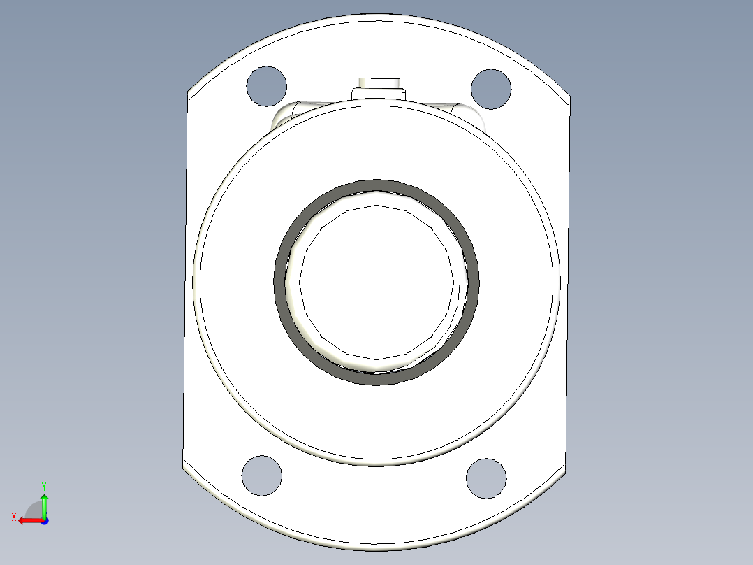 DFT滚珠丝杆后视图