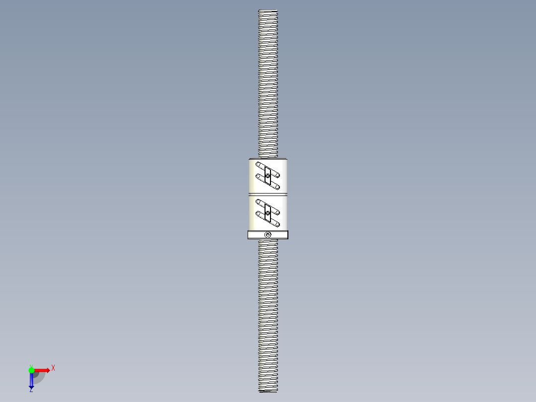 DFT滚珠丝杆俯视图