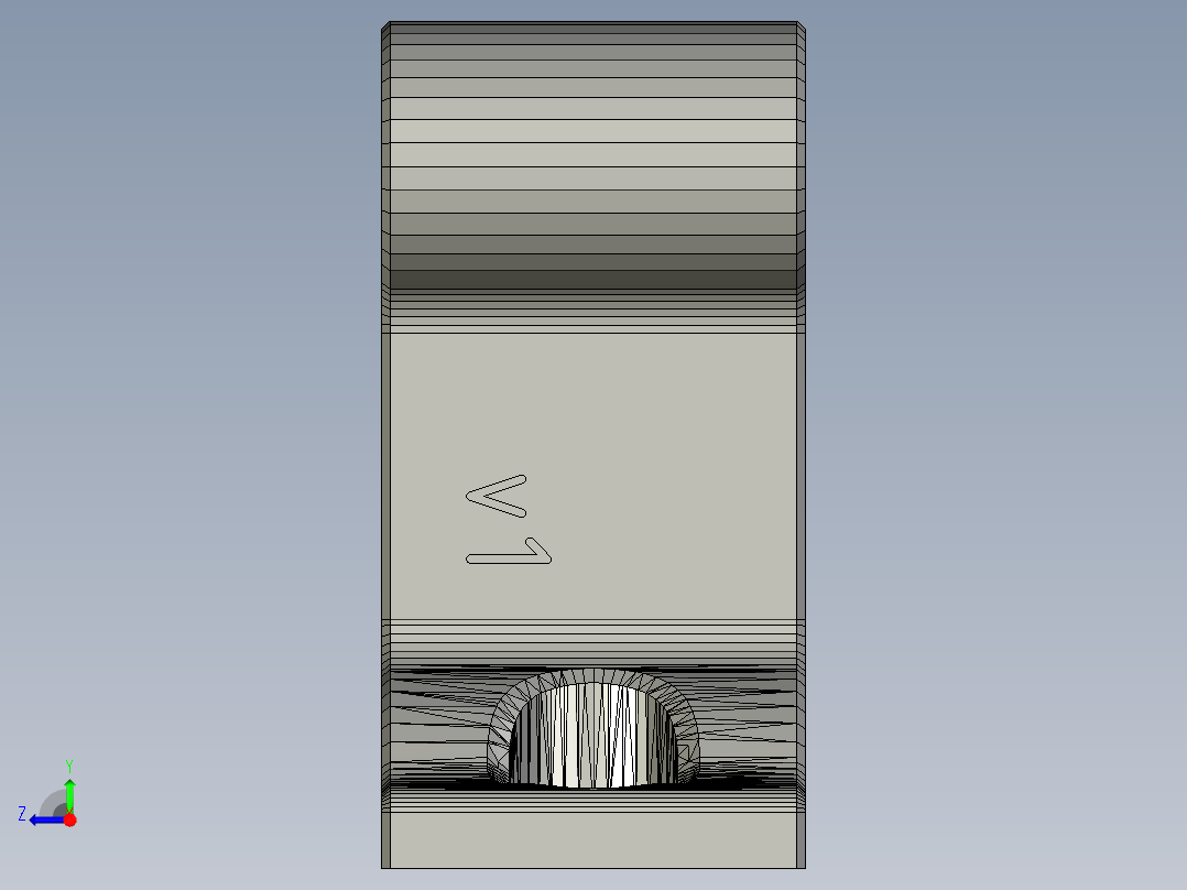 支撑脚30右视图