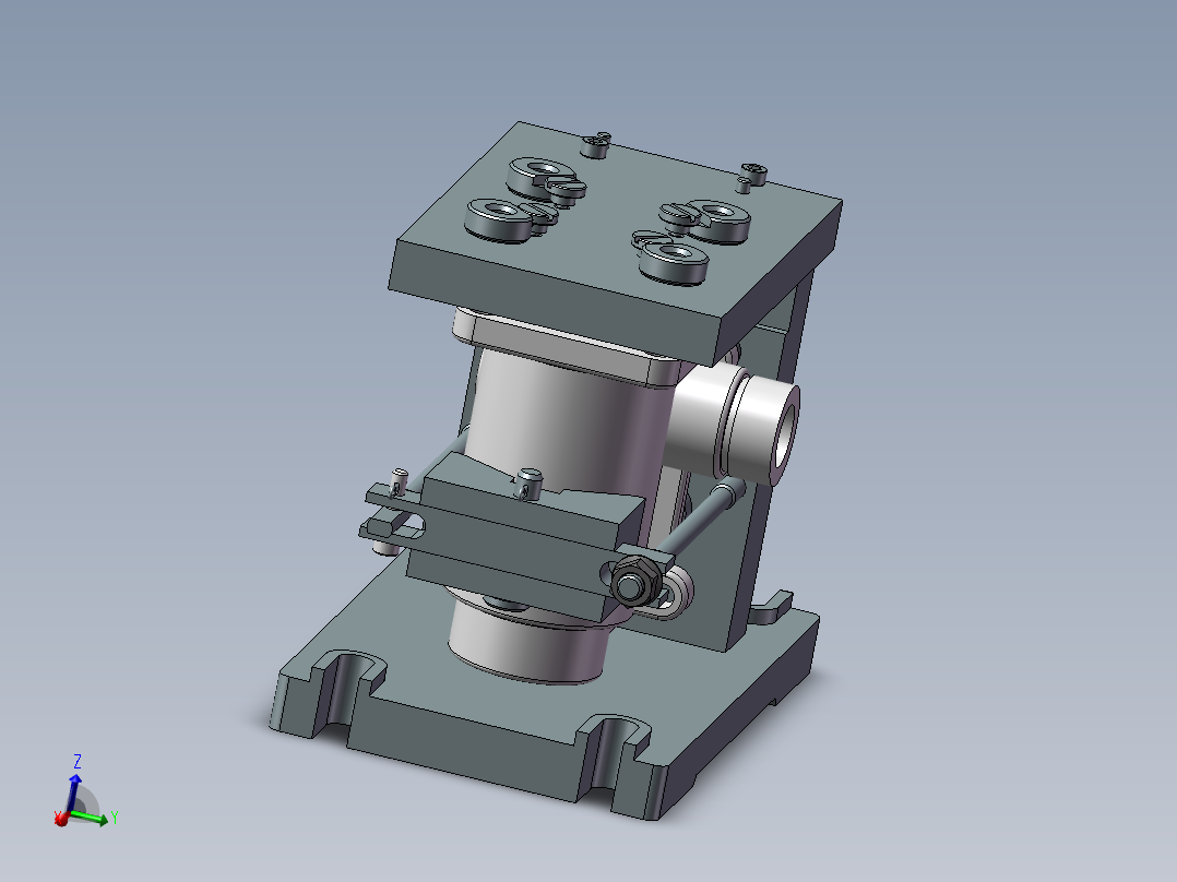 夹具三维装配体