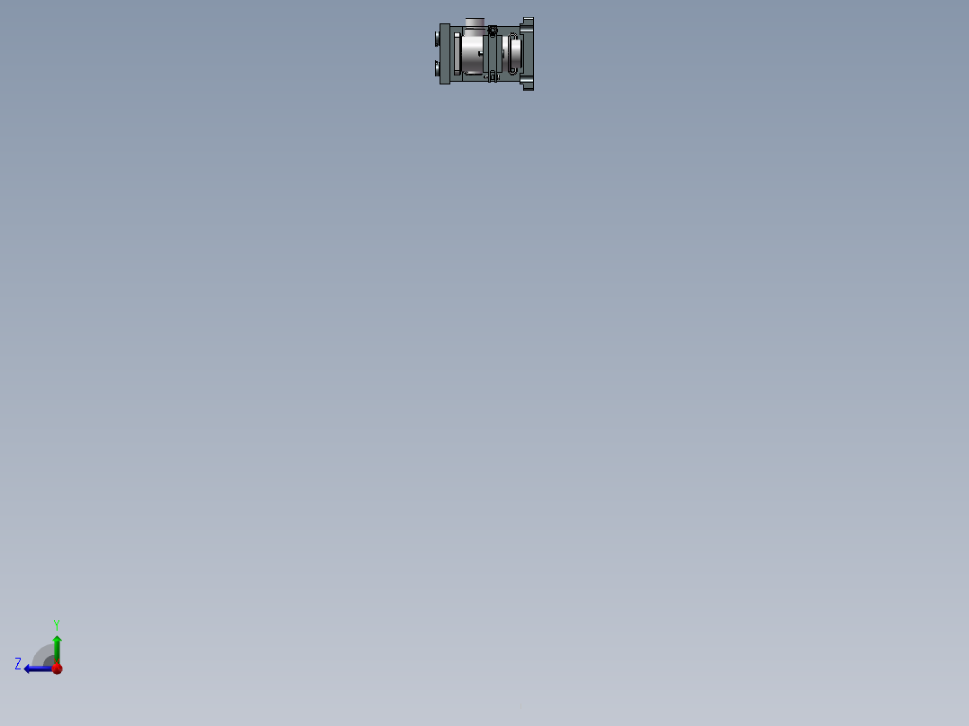 夹具三维装配体右视图