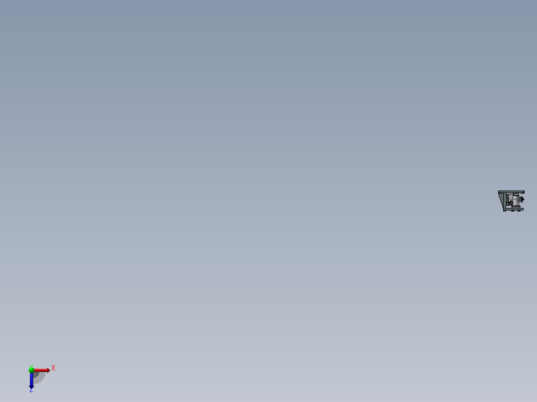 夹具三维装配体俯视图