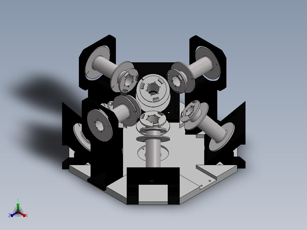 眼科装配体1 (2)正等轴测图