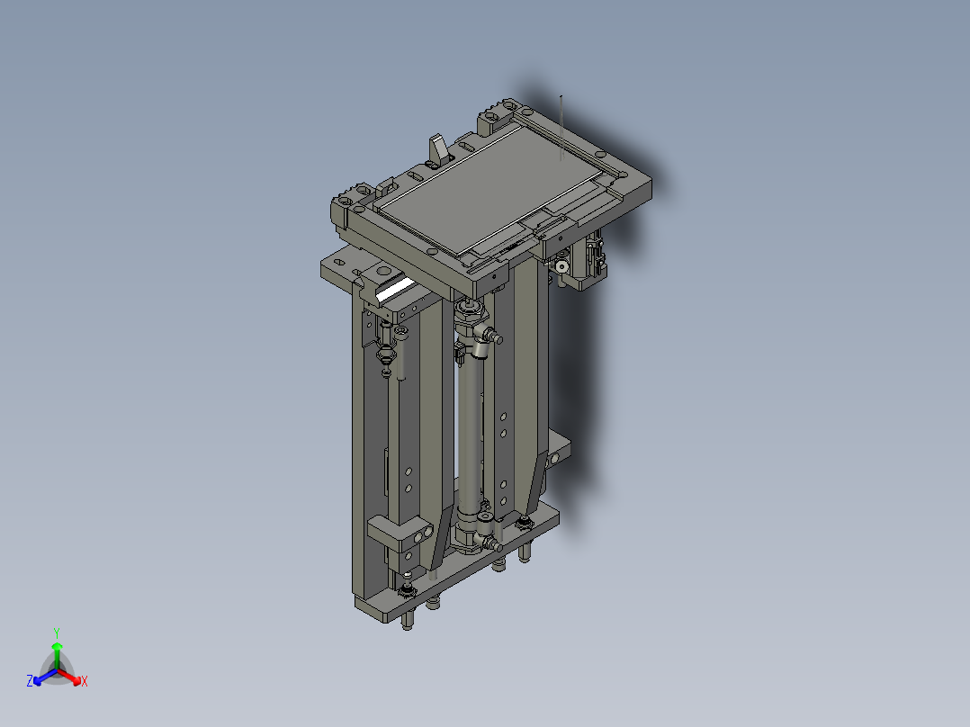SAWH02-03200-2A0左侧升降机构正等轴测图