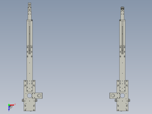 反向下料双夹爪俯视缩略图