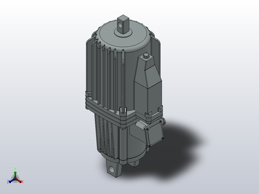 电力液压推动器MYT2-100／6 W.UL.DL.C.H.S主视图