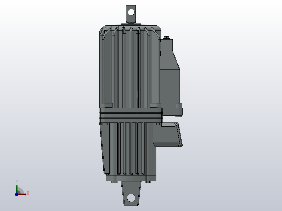 电力液压推动器MYT2-100／6 W.UL.DL.C.H.S前视图