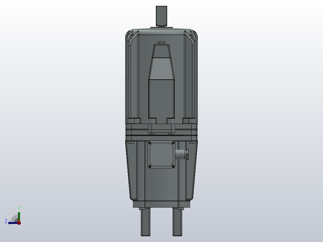 电力液压推动器MYT2-100／6 W.UL.DL.C.H.S右视图