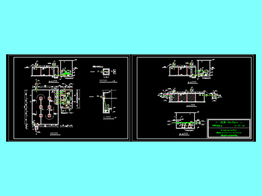 《800方水池标准图及泵房施工图》