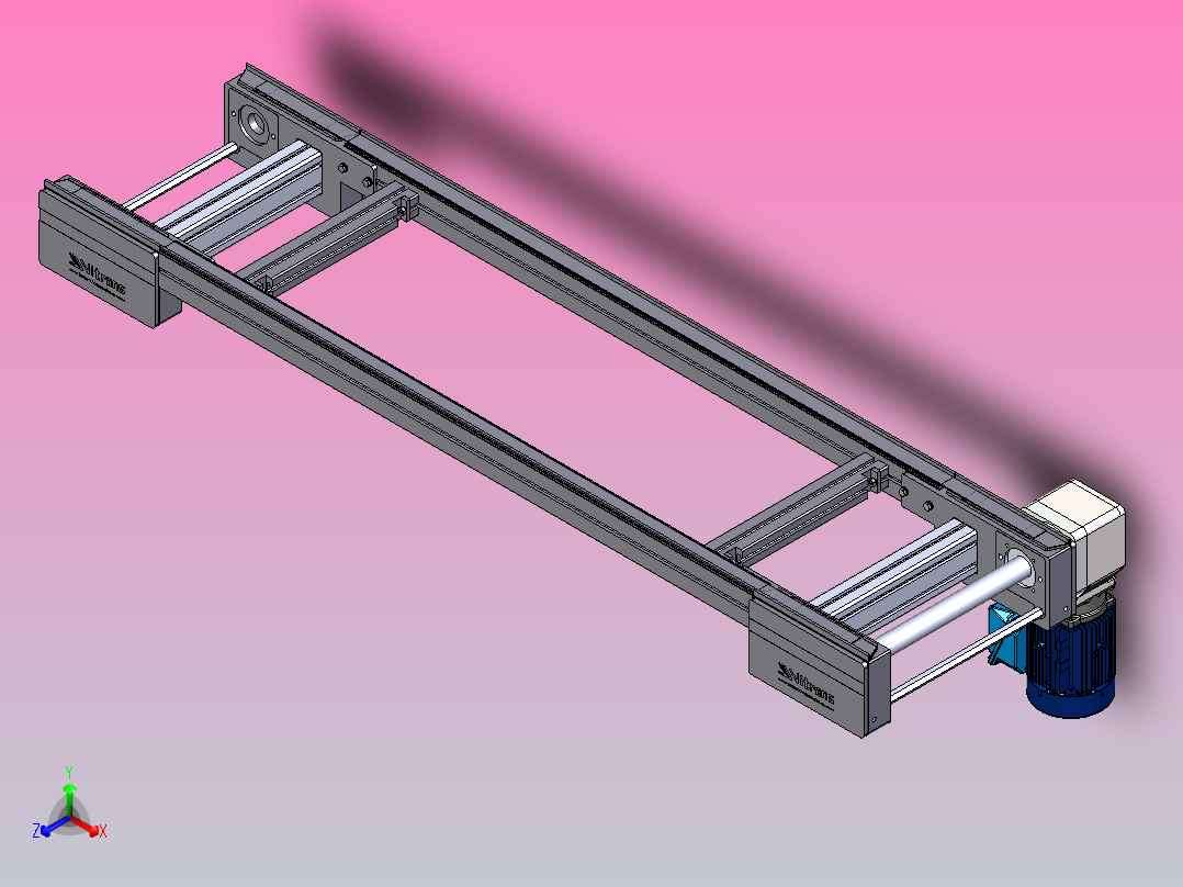 平皮带480x480mm主视图