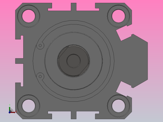 SDA超薄气缸系列SDA 32×60前视缩略图