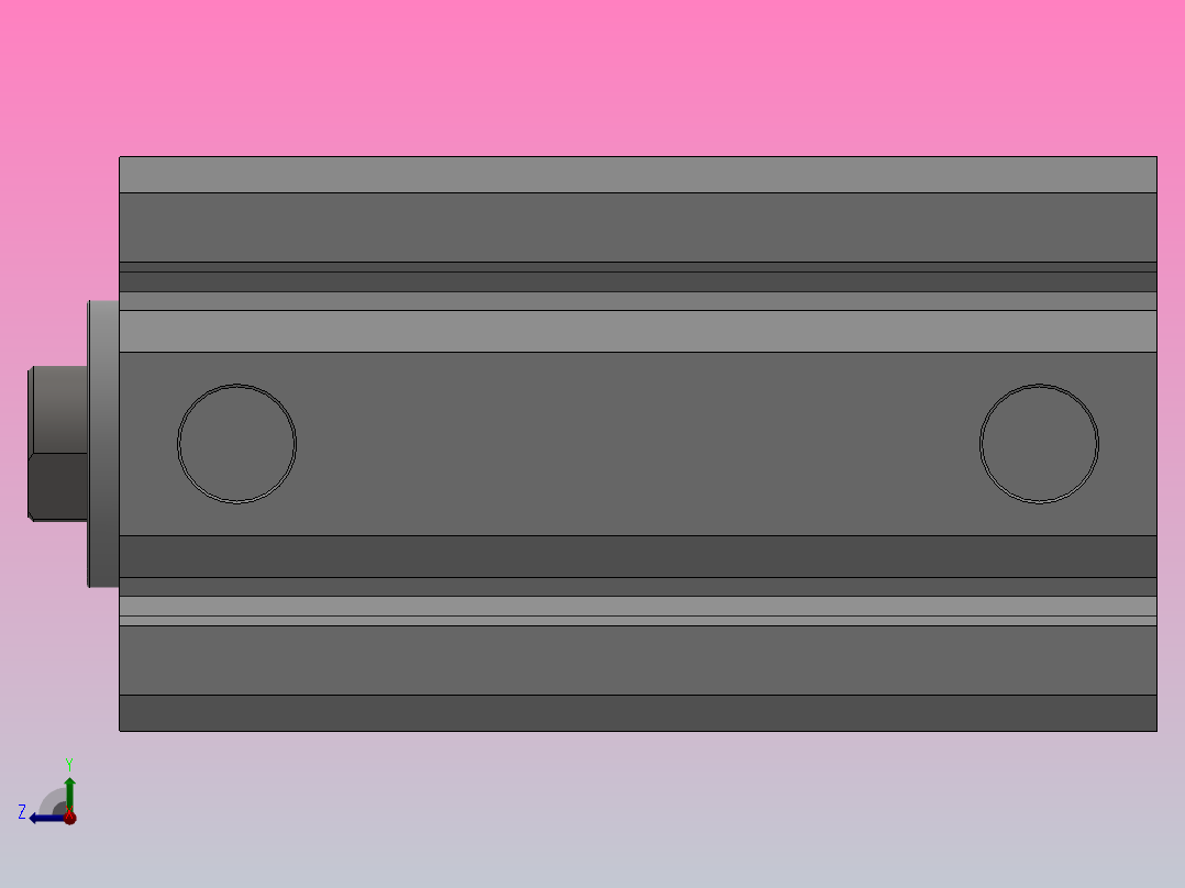 SDA超薄气缸系列SDA 32×60右视图