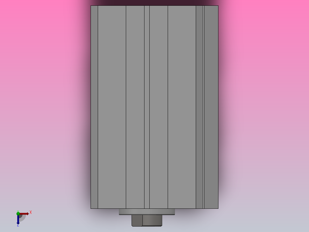 SDA超薄气缸系列SDA 32×60俯视图